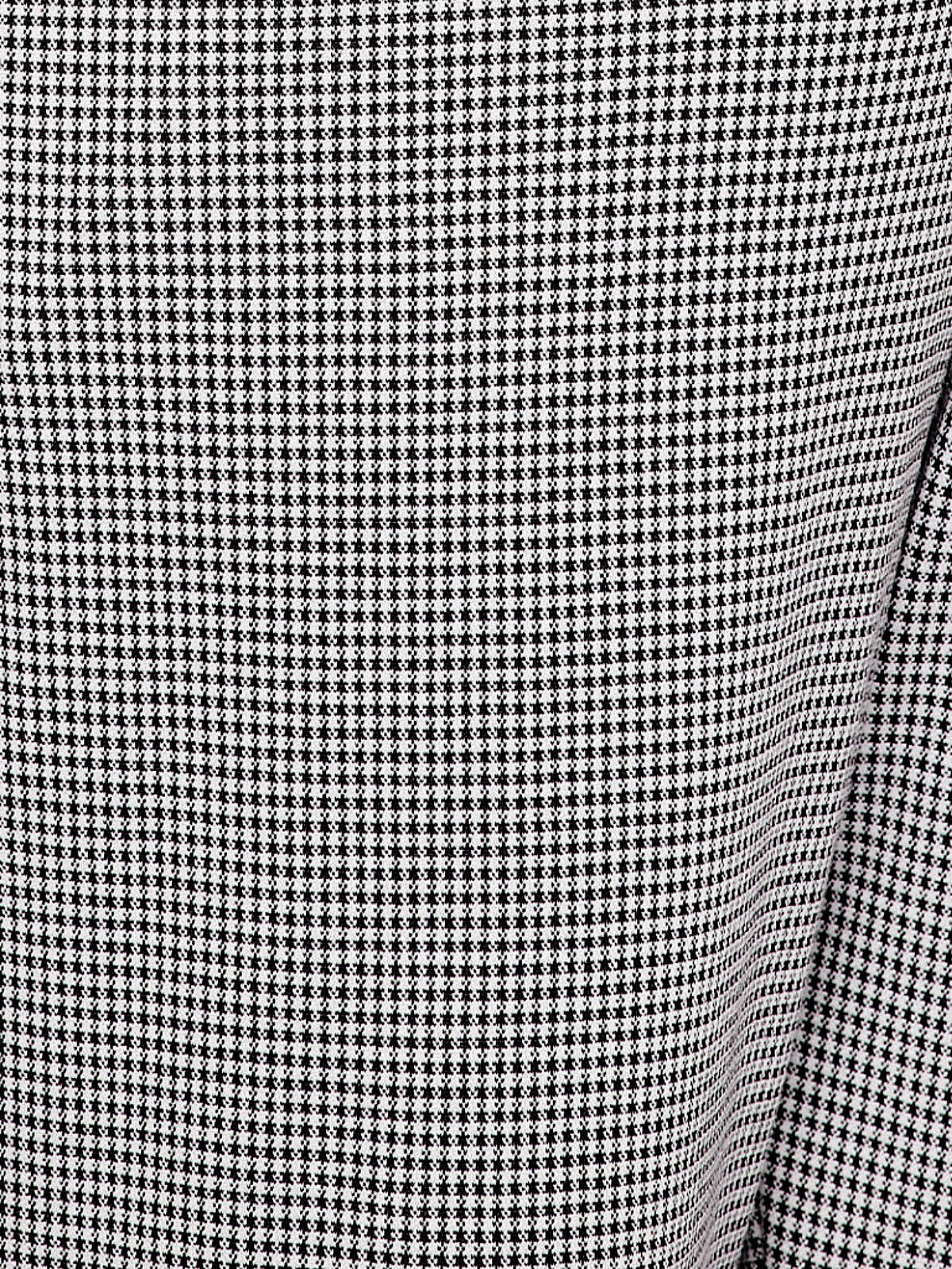 Black White Houndstooth Plus Size Stretch Trouser