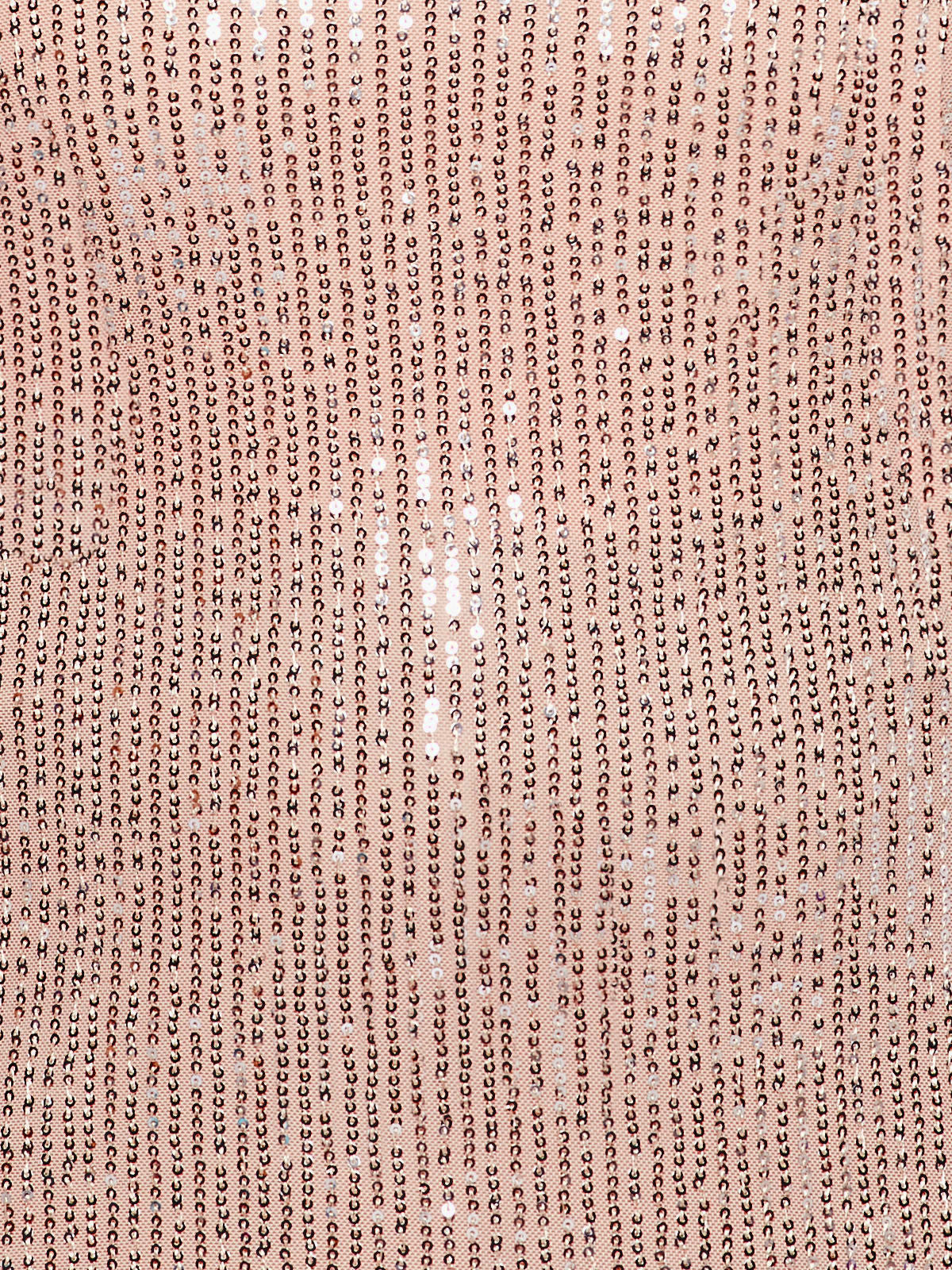 Beige Plus Size Sequin Asymmetric Top