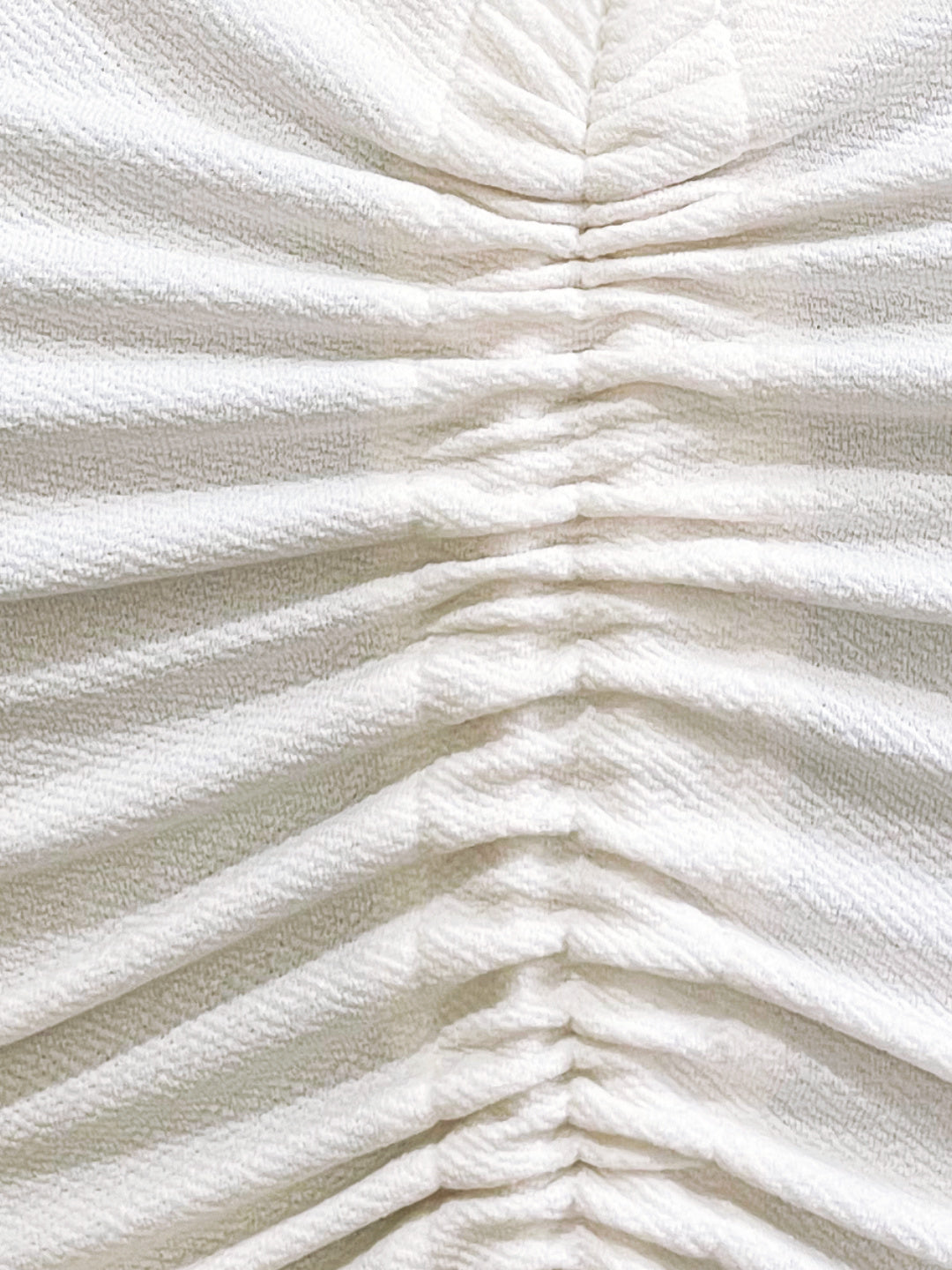 White Plus Size Drawstring Crop Top