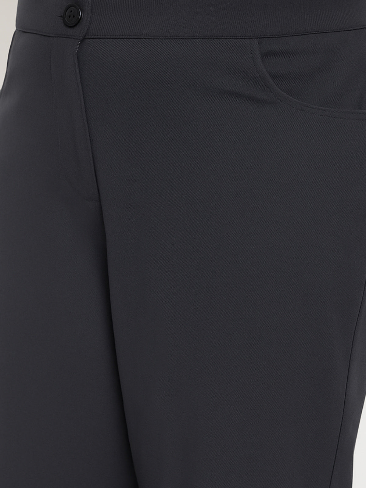 Grey Plus Size Extra Stretch Trouser