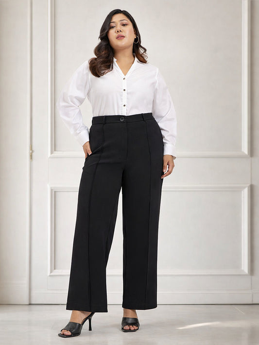 black-plus-size-pintuck-trouser
