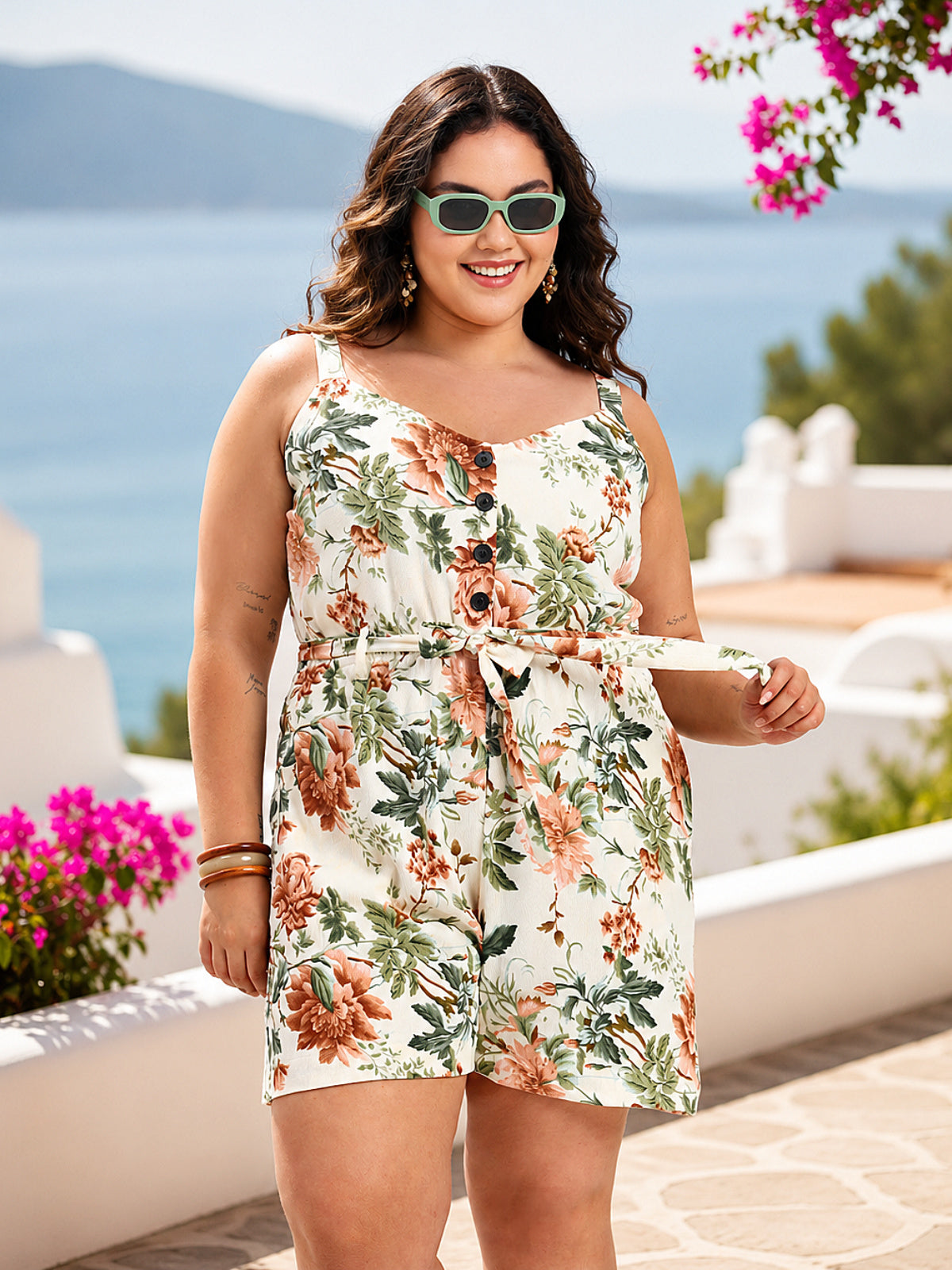 off-white-floral-plus-size-playsuit