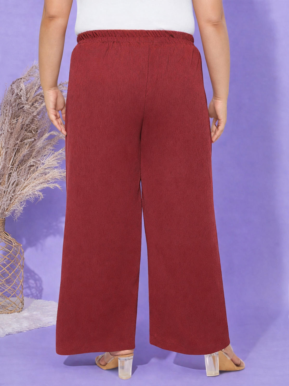 rust-plus-size-eyelet-trousers